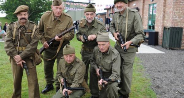 British Resistance Auxilier Re-Enactors at Parham's Museum