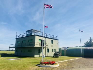 Restored Control Tower at Parham Airfield Musuem 